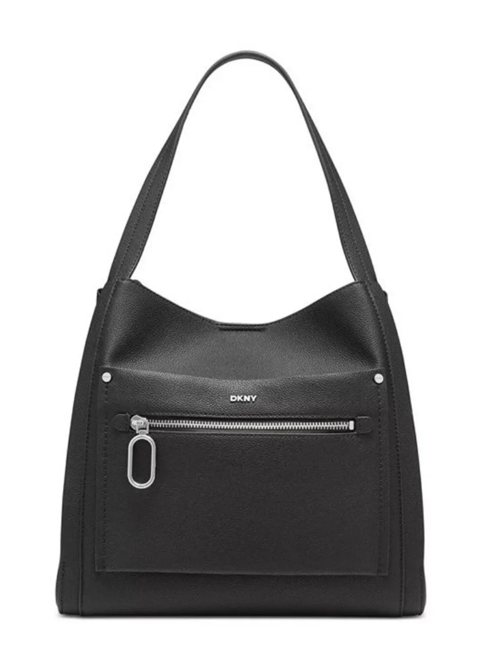 DKNY Nala Women's Magnetic Closure Medium Size Black Hobo (MSRP $198)